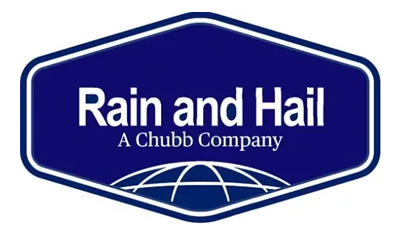 Rain and Hail, a Chubb Company, logo